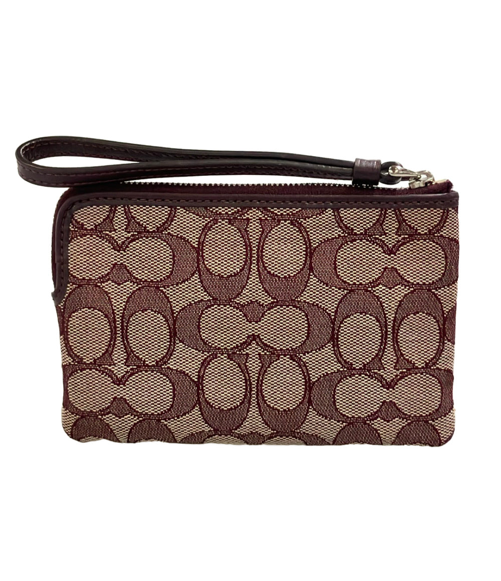 美品 COACH ポーチ シグネチャー レディース コーチ