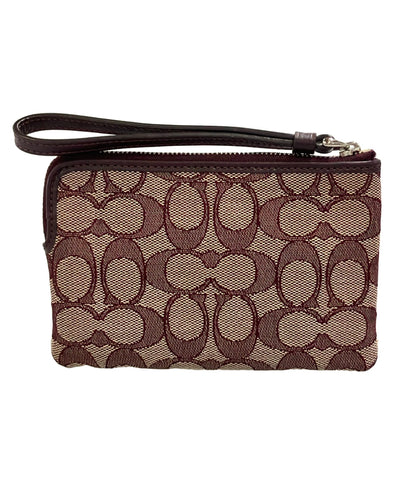 美品 COACH ポーチ シグネチャー レディース コーチ