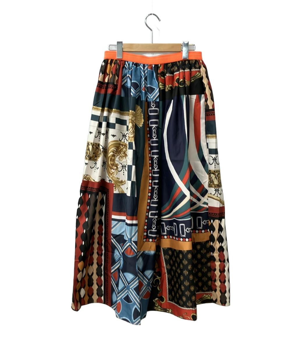 美品 カラー ロングフレアスカート レディース SIZE 2 (M) kolor