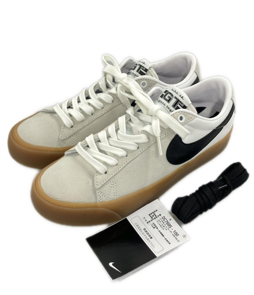 美品 ナイキ ローカットスニーカー ZOOM BLAZER LOW PRO GT SB DC7695-100 レディース SIZE 24.5 (L) NIKE