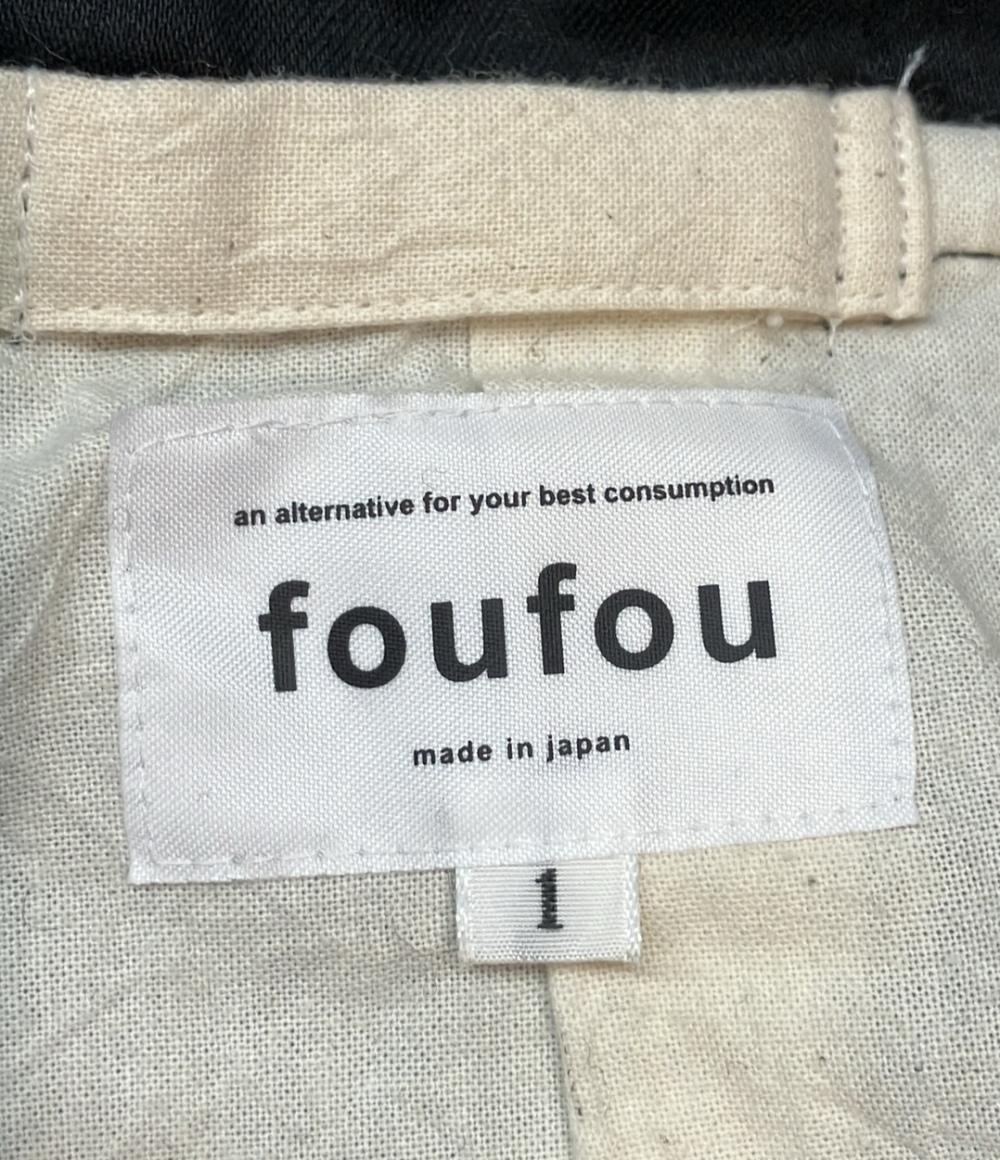 FOUFOU ダッフルコート the duffle coat ロング丈 4Bトグルボタン フラップポケット フード付き FF222C002 レディース SIZE 1 (S) フーフー