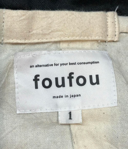 FOUFOU ダッフルコート the duffle coat ロング丈 4Bトグルボタン フラップポケット フード付き FF222C002 レディース SIZE 1 (S) フーフー