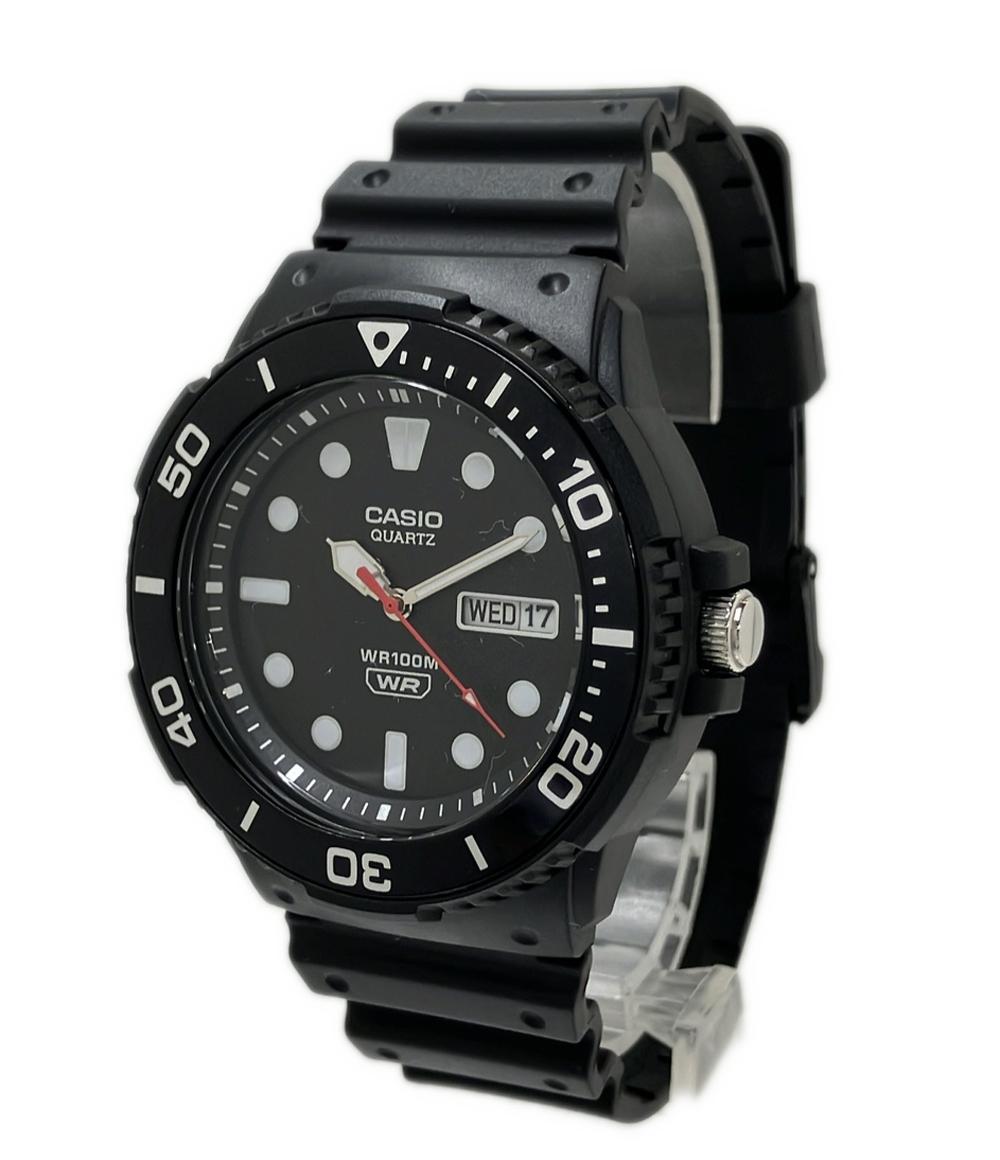 美品 CASIO 腕時計 クオーツ ブラック MW-230H メンズ カシオ