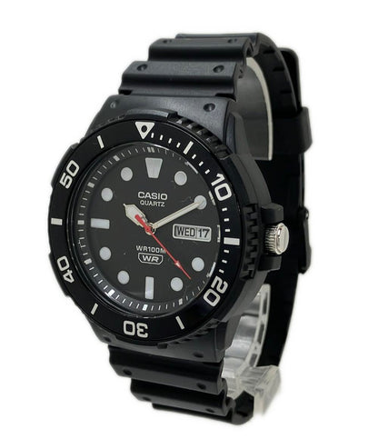 美品 CASIO 腕時計 クオーツ ブラック MW-230H メンズ カシオ