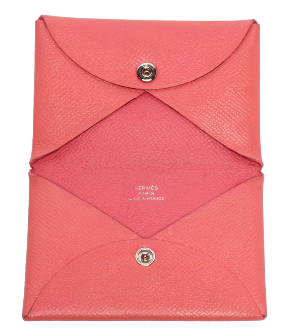 エルメス カードケース A刻印 シルバー金具 カルヴィ レディース  