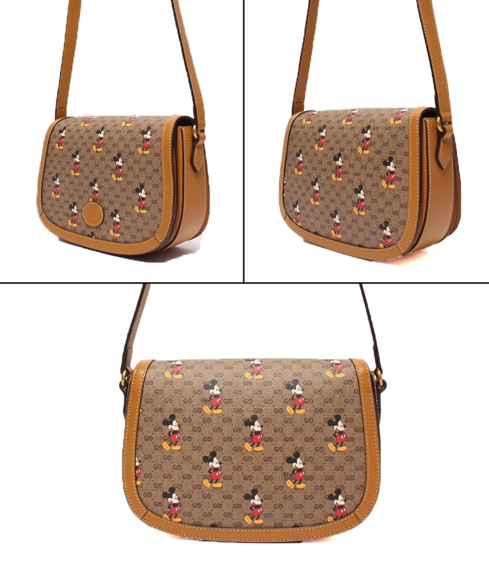 グッチ ショルダーバッグ 斜め掛け ミッキーマウス Disneyコラボ GGｽﾌﾟﾘｰﾑ 602694 498879 レディース GUCCI