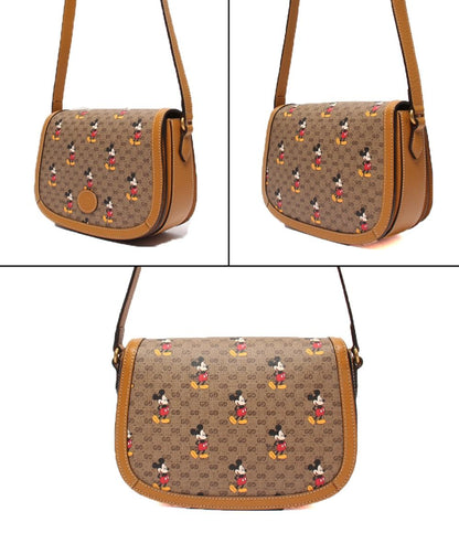 グッチ ショルダーバッグ 斜め掛け ミッキーマウス Disneyコラボ GGｽﾌﾟﾘｰﾑ 602694 498879 レディース GUCCI