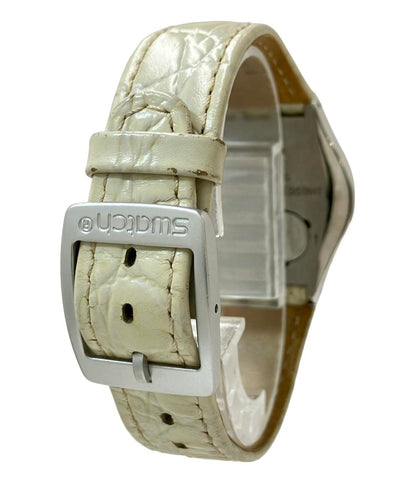 スウォッチ 腕時計 IRONY クオーツ レッド レディース Swatch