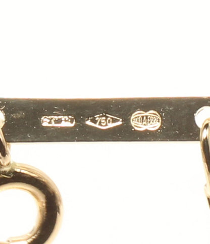 美品 ウノアエレ ネックレス K18 BREV レディース UNOAERRE