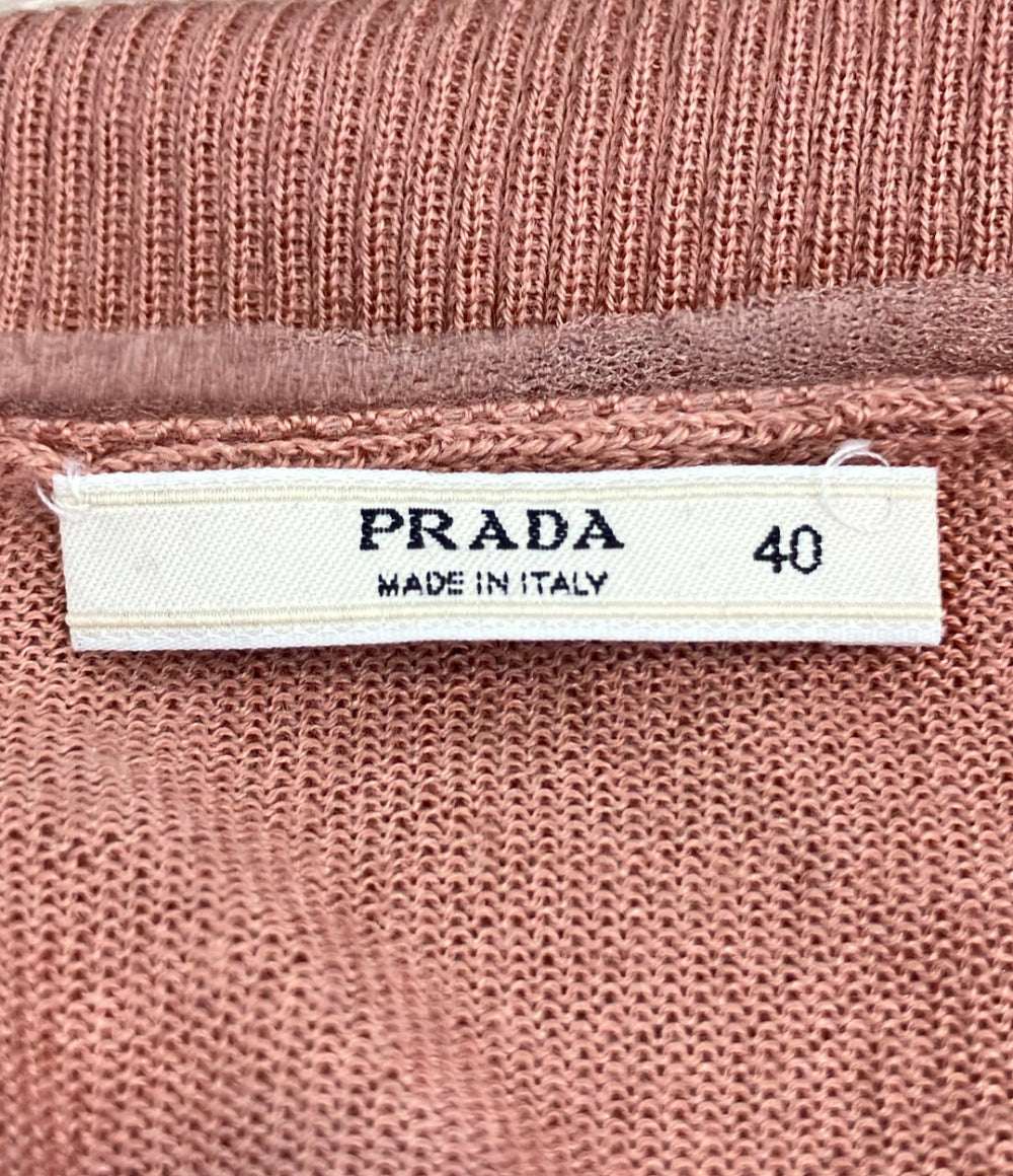 PRADA ビジューキャミソール カシミヤ シルク レディース SIZE 40 (S) プラダ