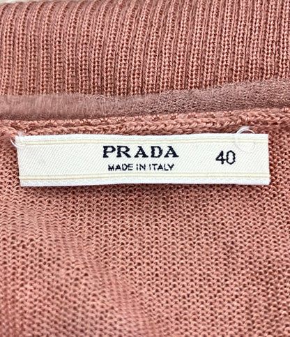 PRADA ビジューキャミソール カシミヤ シルク レディース SIZE 40 (S) プラダ
