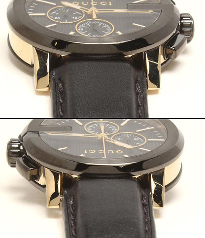 GUCCI 腕時計 クオーツ ブラック 101.2 メンズ グッチ