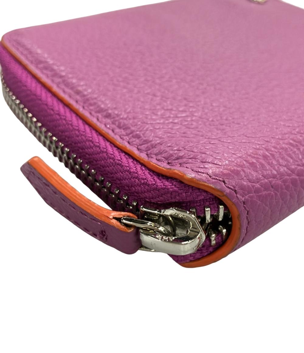 VERSACE ラウンドファスナー二つ折り財布 レディース ヴェルサーチ