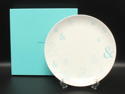 美品 TIFFANY&Co. プレート 皿 25cm アンパサンド ティファニー