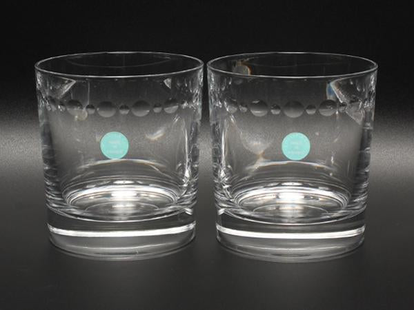 美品 TIFFANY&Co. グラス タンブラー 2点セット ペア スウィング OF ティファニー