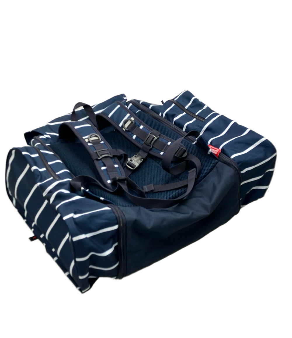 美品 Coleman リュック デイパック トレックパック ボーダー柄 キッズ コールマン