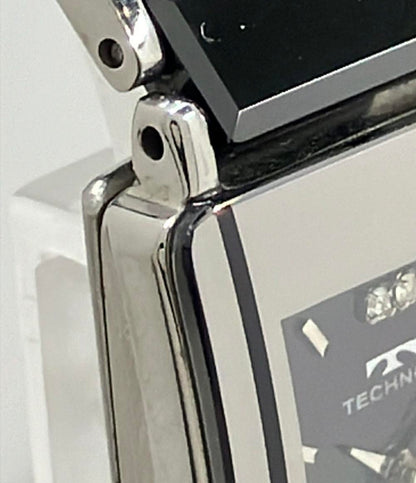 テクノス ③-33  602 TECHNOS腕時計 クオーツ ブラック t レディース