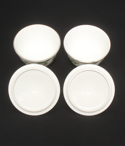 美品 WEDGWOOD オリエンタルカップ 2点セット ペア 蓋付き ワイルドストロベリー ウエッジウッド