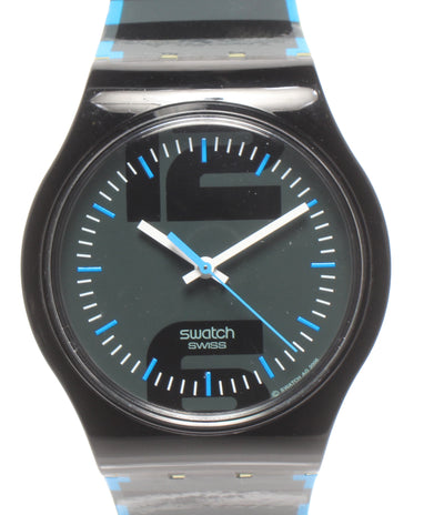 Swatch 腕時計 クオーツ ブラック レディース スウォッチ