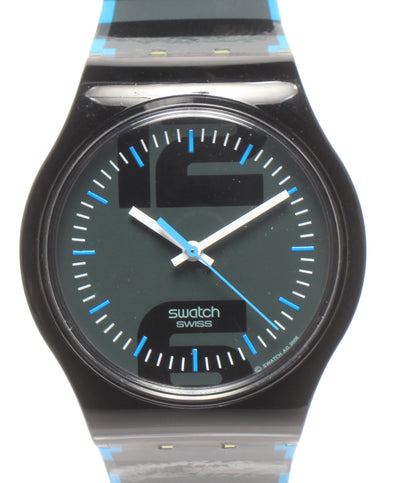Swatch 腕時計 クオーツ ブラック レディース スウォッチ
