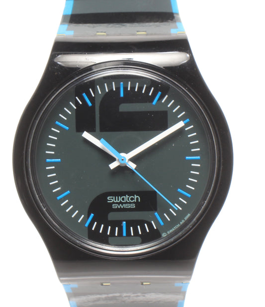 Swatch 腕時計 クオーツ ブラック レディース スウォッチ