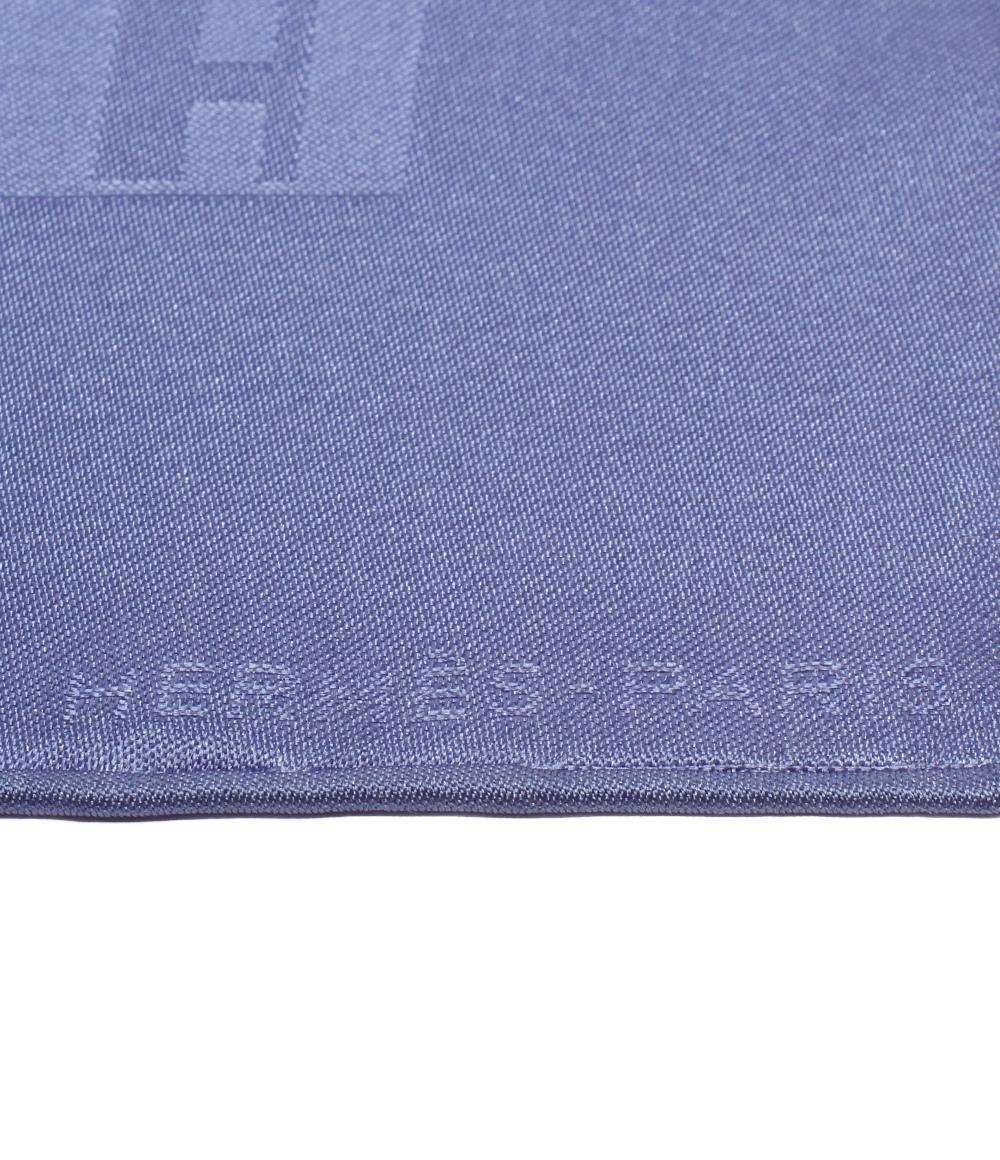 美品 HERMES ポケットチーフ スカーフ シルク100% ファソネ グランH ポケットチーフ45 メンズ レディース エルメス