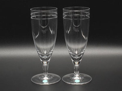 ティファニー ビアグラス ワイン シャンパン 2点セット ペア アトラス ピルスナー TIFFANY&Co.