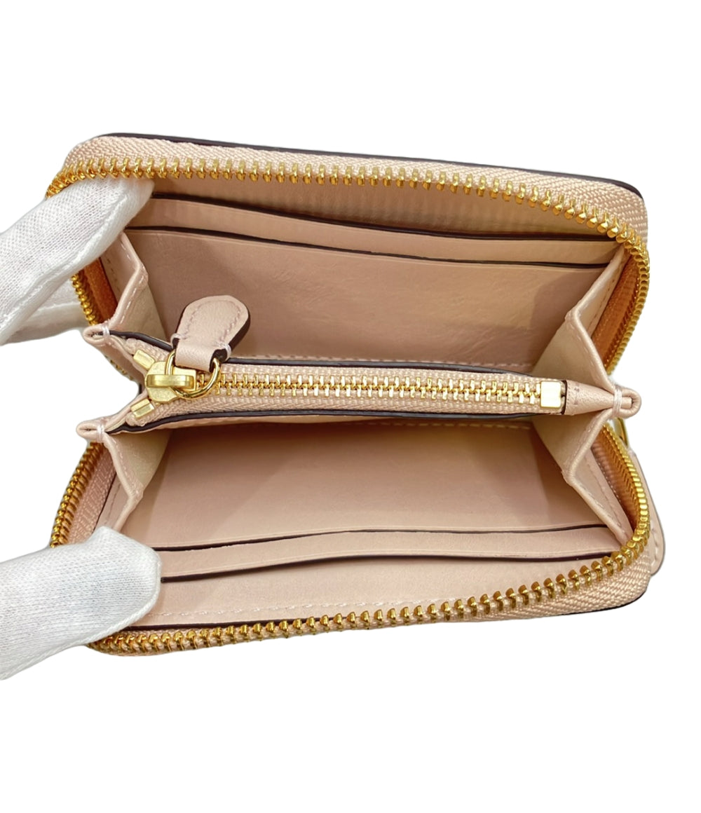 美品 ポロ・ラルフローレン ラウンドファスナー二つ折り財布 レディース POLO RALPH LAUREN