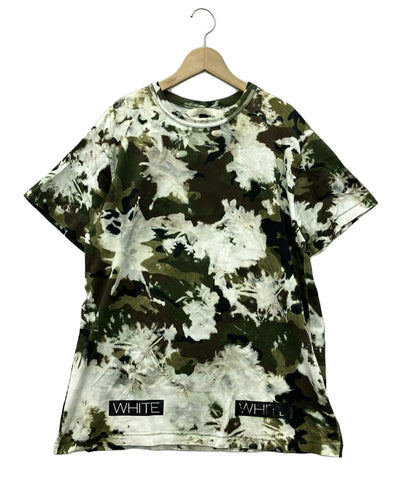 オフホワイト 半袖Tシャツ 迷彩柄 メンズ SIZE S (S) OFF-WHITE