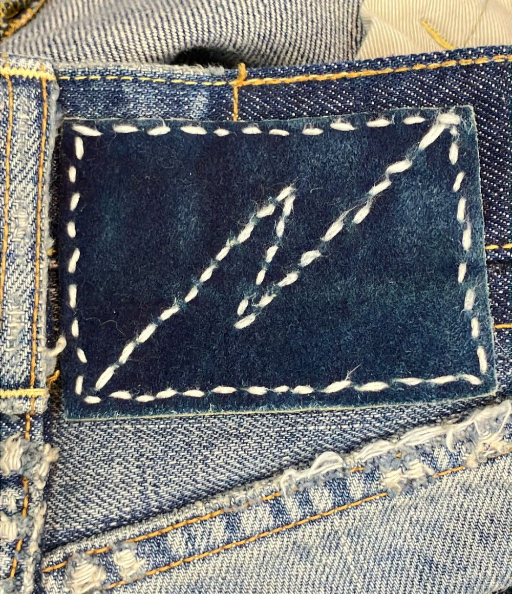 VISVIM ジャーニーマンクラッシュタックデニムパンツ ダメージ加工