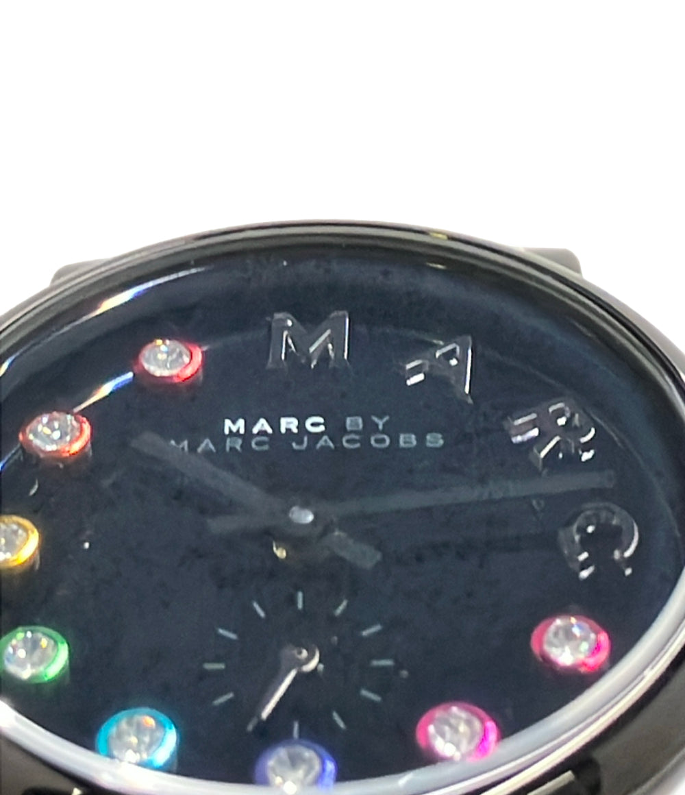 MARC BY MARC JACOBS 腕時計 クオーツ ブラック MBM3425 レディース マークバイマークジェイコブス