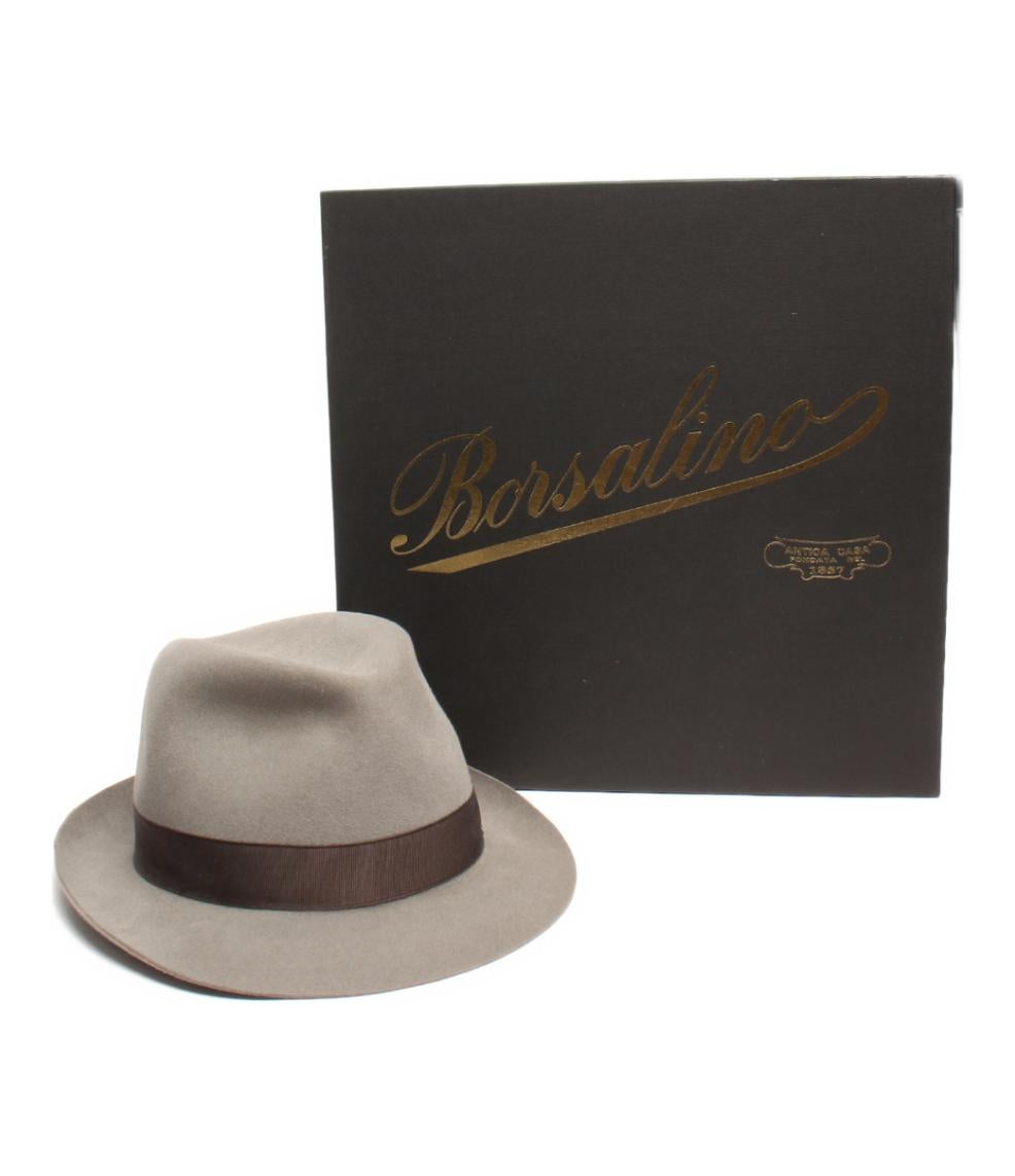 ボルサリーノ パナマハット メンズ SIZE 62 Borsalino