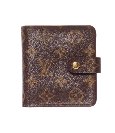 LOUIS VUITTON 二つ折り財布 コンパクト ジップ モノグラム M61667 レディース メンズ ルイ・ヴィトン