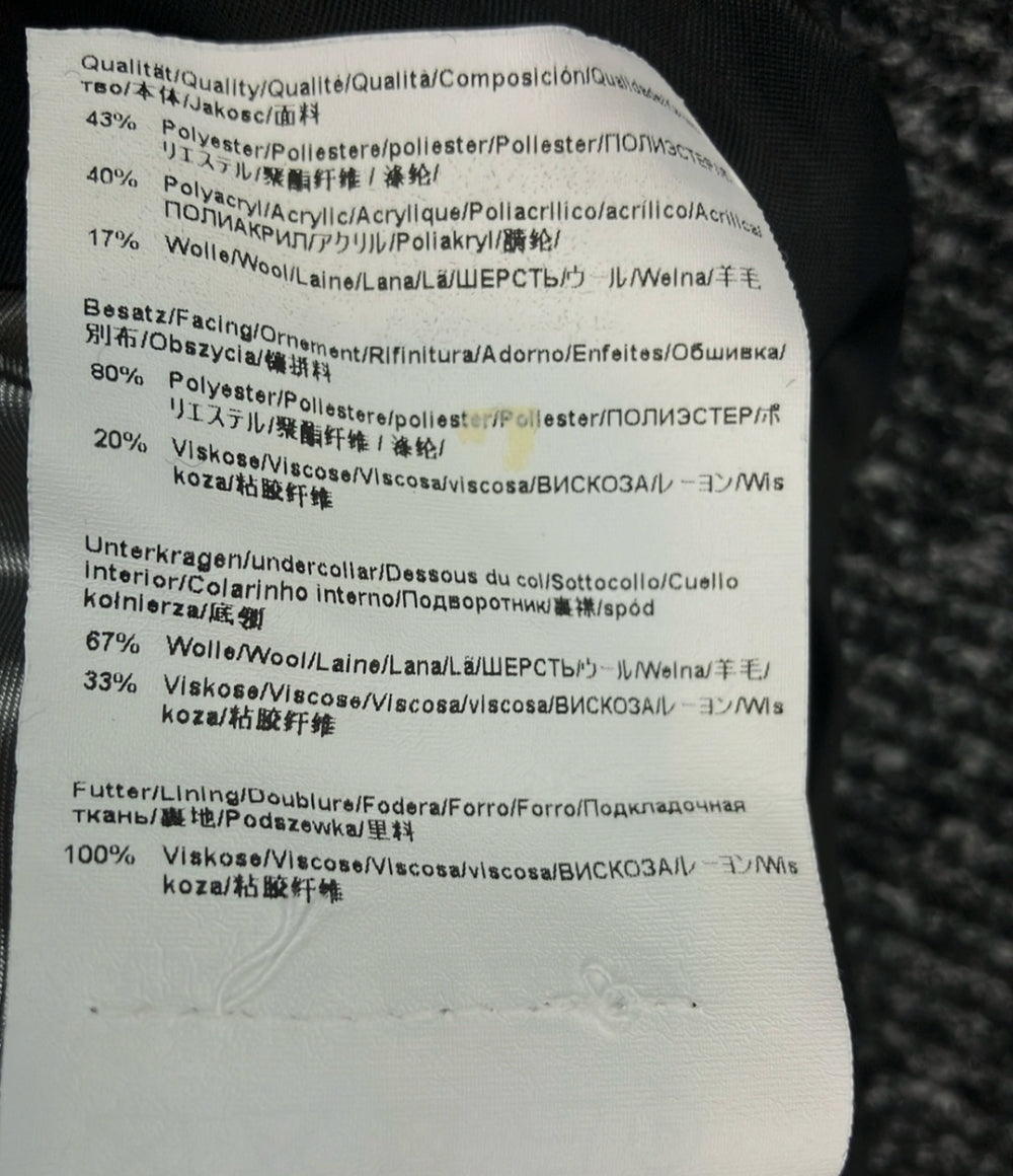 HUGO BOSS チェスターコート ダークグレー 50417906 メンズ SIZE 48 (L) ヒューゴボス