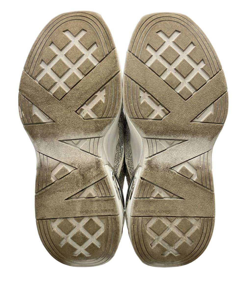 マイケルコース ローカットスニーカー トニ エンベリッシュド リネンブレンド トレーナー 43S5TRFS1D レディース SIZE 6 (M) MICHAEL KORS