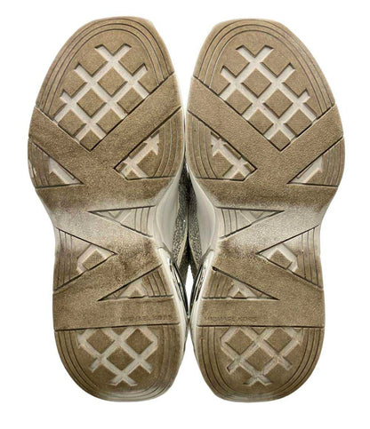 マイケルコース ローカットスニーカー トニ エンベリッシュド リネンブレンド トレーナー 43S5TRFS1D レディース SIZE 6 (M) MICHAEL KORS