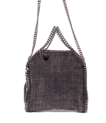 美品 STELLA McCARTNEY 2wayハンドバッグ ショルダーバッグ 斜め掛け デニム ファラベラ レディース ステラマッカートニー