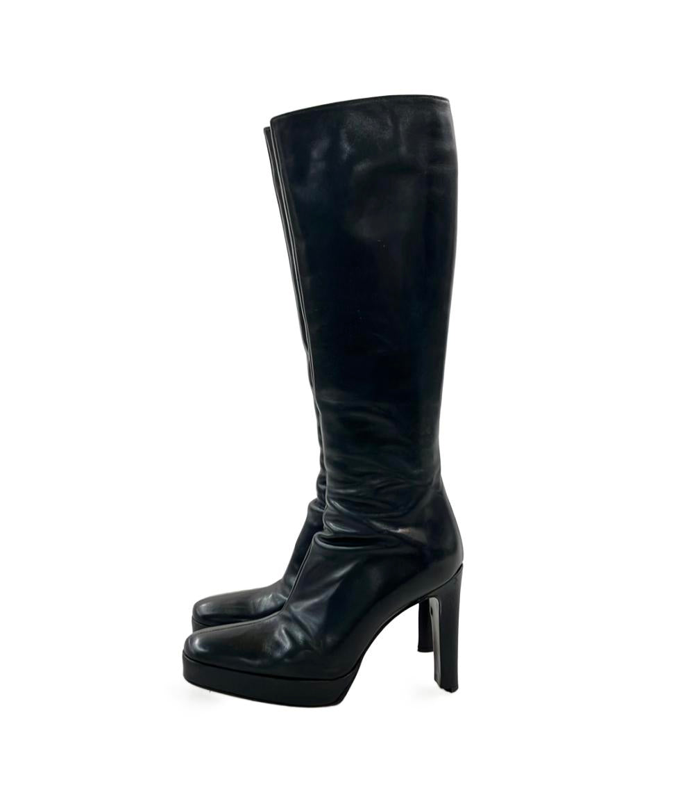 訳あり GUCCI ロングブーツ レディース SIZE 34 1/2 (21.5cm) グッチ