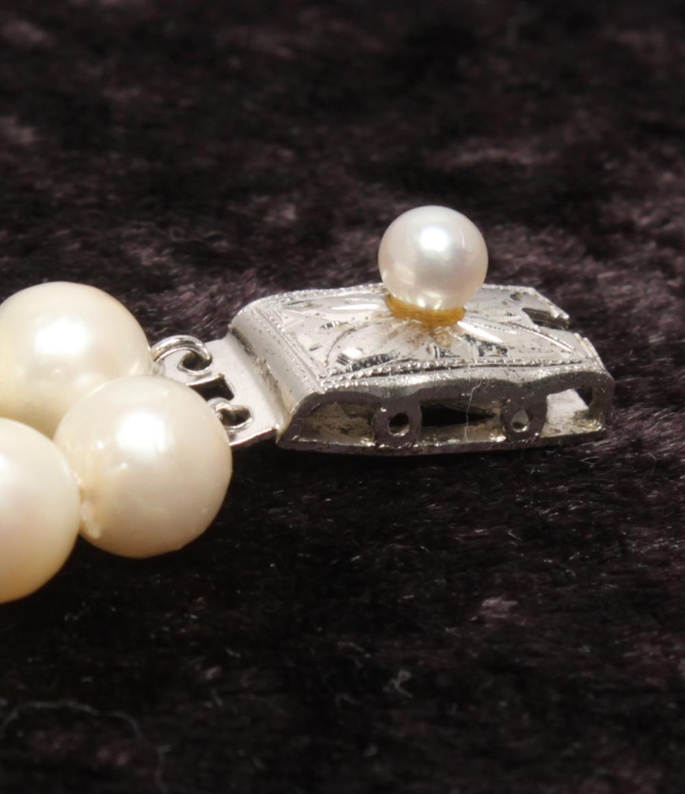 2連ネックレス SV パール 6.5-7.0mm レディース