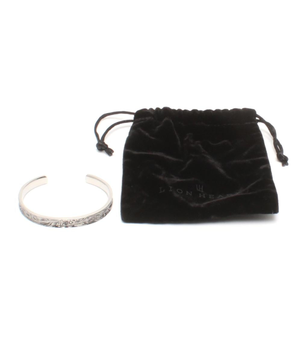 美品 LION HEART バングル 花柄 フラワー メンズ ライオンハート