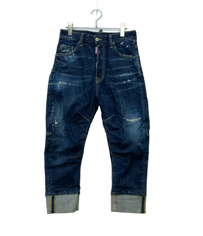 DSQUARED2 デニムパンツ ボタンフライ ダメージ加工 21SS Combat Jean S74LB0952 S30342 メンズ SIZE 42 (XS) ディースクエアード