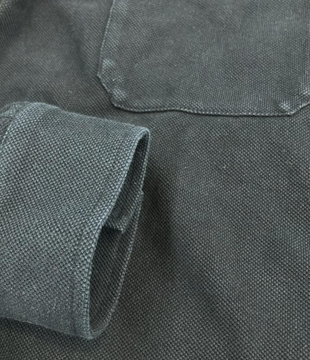 SAINT LAURENT 長袖シャツ ピケシャツ ダブルポケット メンズ SIZE L サンローラン