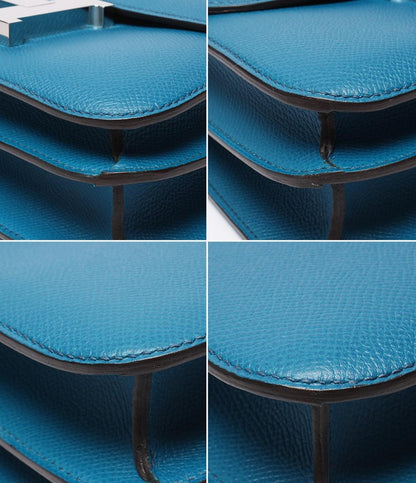 美品 HERMES ショルダーバッグ □R刻印 シルバー金具 ヴォーエプソン コンスタンス3 24 レディース エルメス