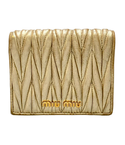 Miu Miu 二つ折り財布 レディース ミュウ ミュウ