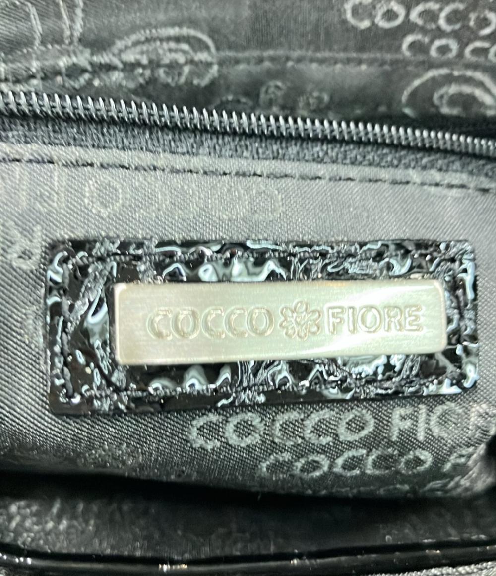 コッコフィオーレ 2way 型押しクラッチバッグ ミニハンドバッグ レディース COCCO FIORE