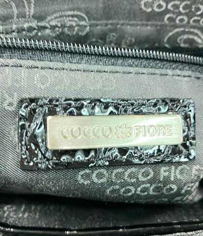 コッコフィオーレ 2way 型押しクラッチバッグ ミニハンドバッグ レディース COCCO FIORE