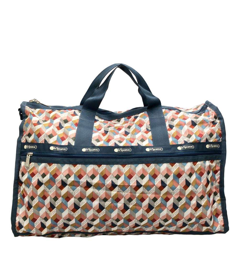 美品 LeSportsac ボストンバッグ ショルダーバッグ 2WAY 斜め掛け レディース レスポートサック