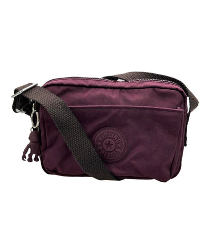 美品 Kipling ショルダーバッグ 斜め掛け ナイロン レディース キプリング