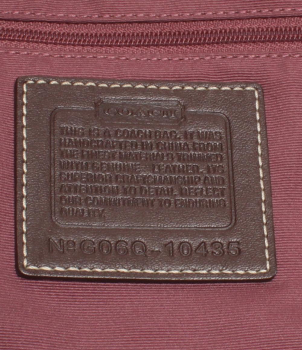 COACH ショルダーバッグ 斜め掛け パッチワーク ハラコ シグネチャー 10435 レディース コーチ