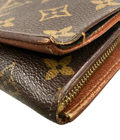 LOUIS VUITTON 二つ折り財布 ポルトフォイユ トレゾール モノグラム M61736 レディース メンズ ルイ・ヴィトン